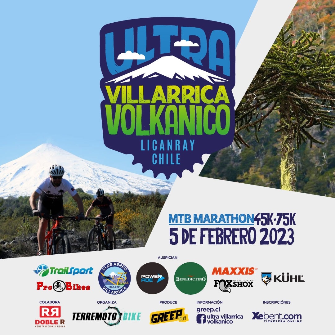 Ultra Villarrica Vulkano